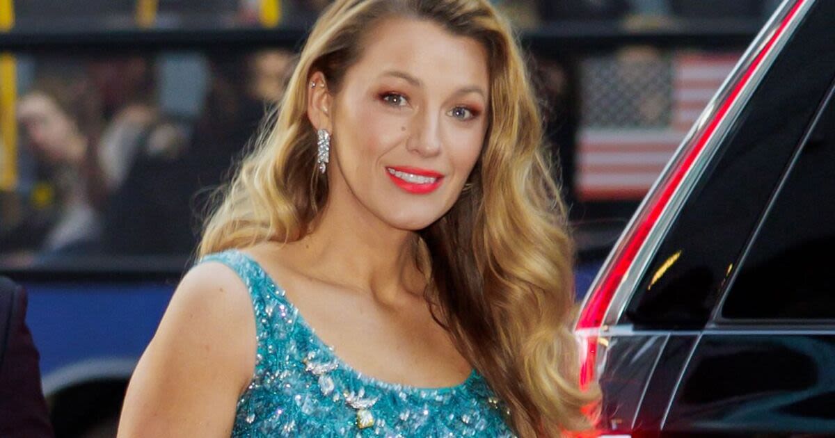 Blake Lively rocks elegant see-through gown filming highly anticipated sequel