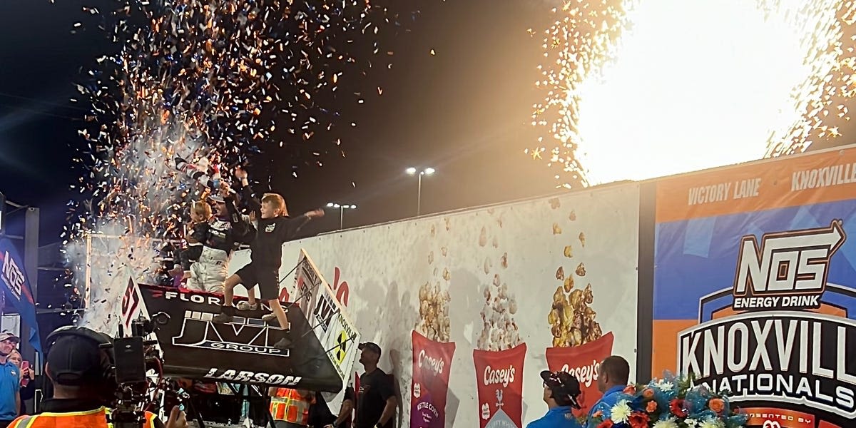 Kyle Larson is Once Again a Knoxville Nationals Champion