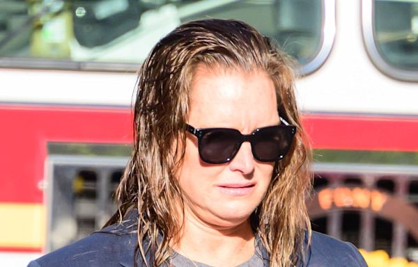 Brooke Shields goes make-up free as actress runs errands in new unedited photos