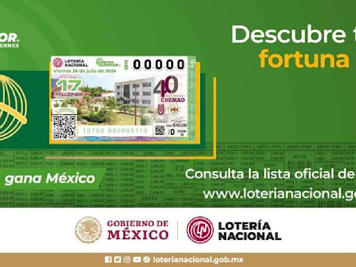 Lotería Nacional: Resultados del Sorteo Superior 2815 del 26 de julio de 2024