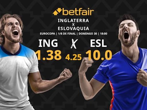 Pronósticos Inglaterra vs. Eslovaquia: horario, TV, estadísticas y cuadro