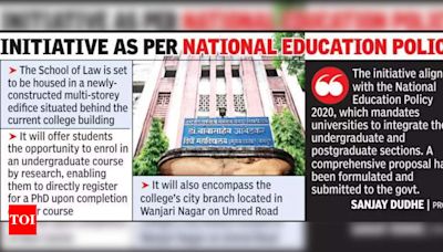 Nu’s Iconic Law College To Make Way For ‘school Of Law’ On Existing Campus | Nagpur News - Times of India