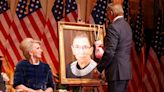 What is the foundation behind the Ruth Bader Ginsburg award controversy?