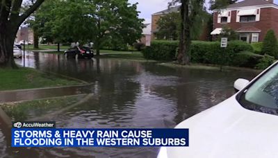 Chicago weather: Severe thunderstorms cause flooding in city, west suburbs