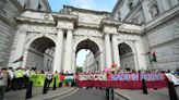 Nine arrested as Pro-Palestine protesters block Foreign Office to demand end to Israel arms exports