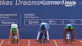 Internet Reacts as 'Untrained' Sprinter Competes in International Event