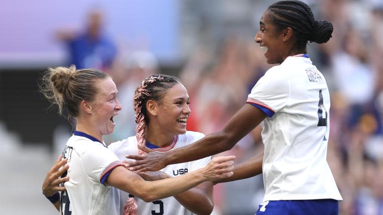 USWNT vs. Australia score, result, highlights as Rodman, Albert send USA women's soccer to Olympic quarterfinals | Sporting News