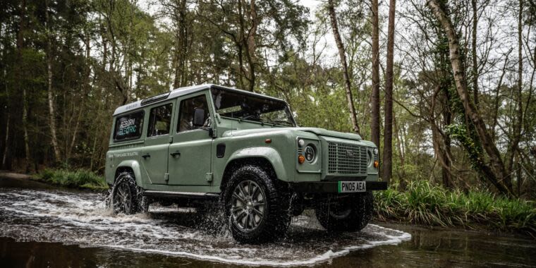 This EV builder has given a Land Rover Defender four electric hub motors