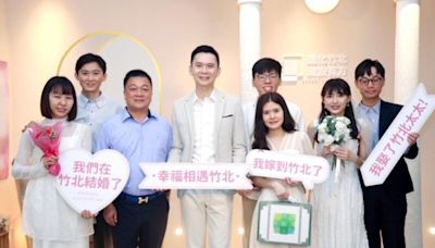 好事成雙、幸福健康 竹北市婚攝牆啟用並與攻城獅合作打造運動健康幸福城 | 蕃新聞