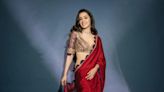 Shraddha Kapoor's Utmost Regal Vibes Came Through Wearing A Beautiful Red Ajrakh Saree