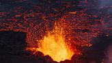 Iceland volcano - latest: Stunning footage shows 100m high lava waves as man rescued by helicopter