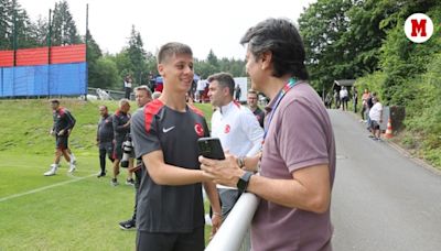 Así fue el breve encuentro entre Arda Guler y MARCA en el entrenamiento de Turquía - MarcaTV