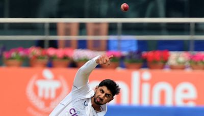 England spinner Shoaib Bashir concedes 38 runs in an over