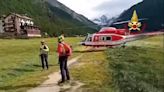 Hundreds evacuated by helicopters from isolated Italian alpine town after flash flood