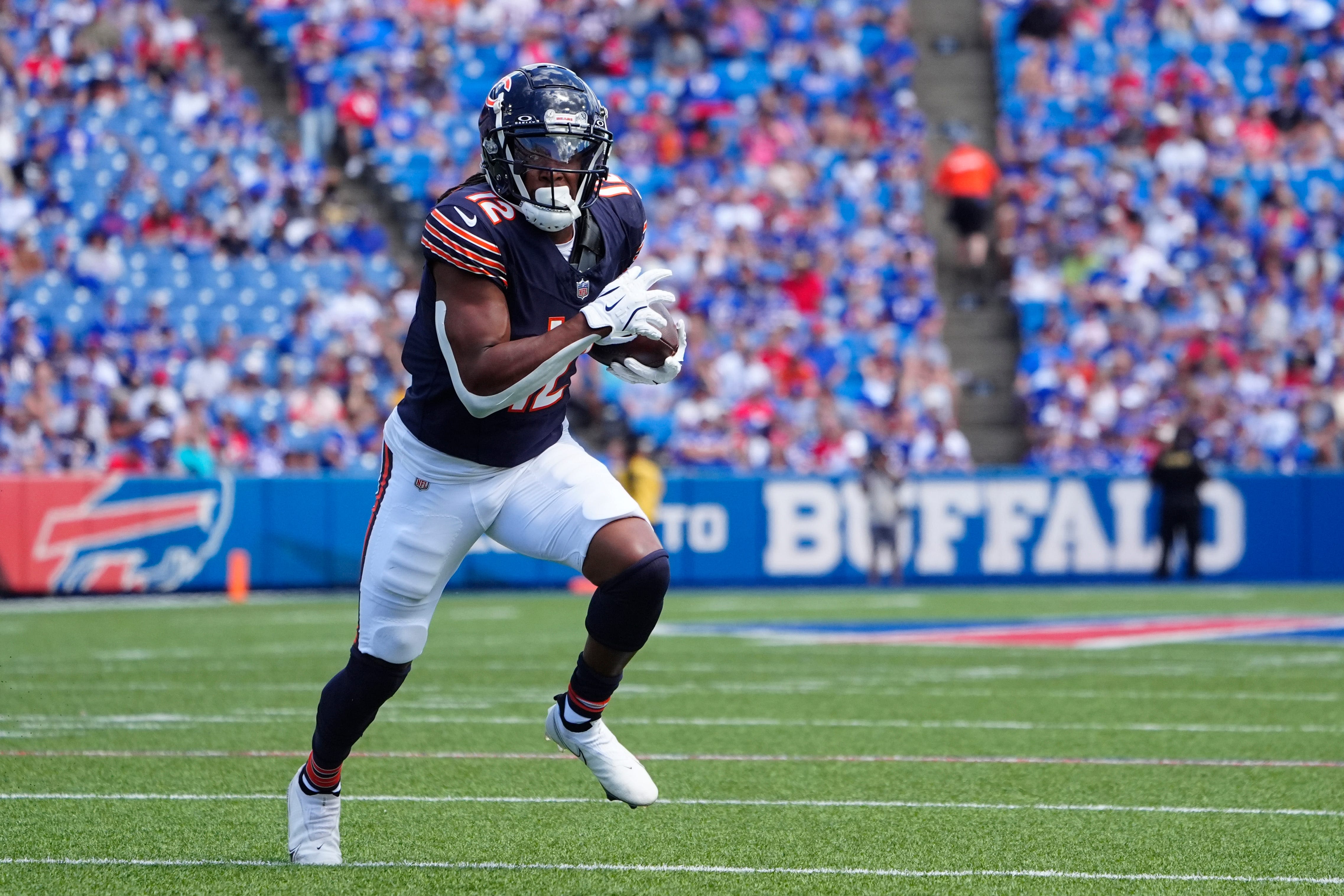 Bears HC Matt Eberflus shares thoughts on Velus Jones at running back