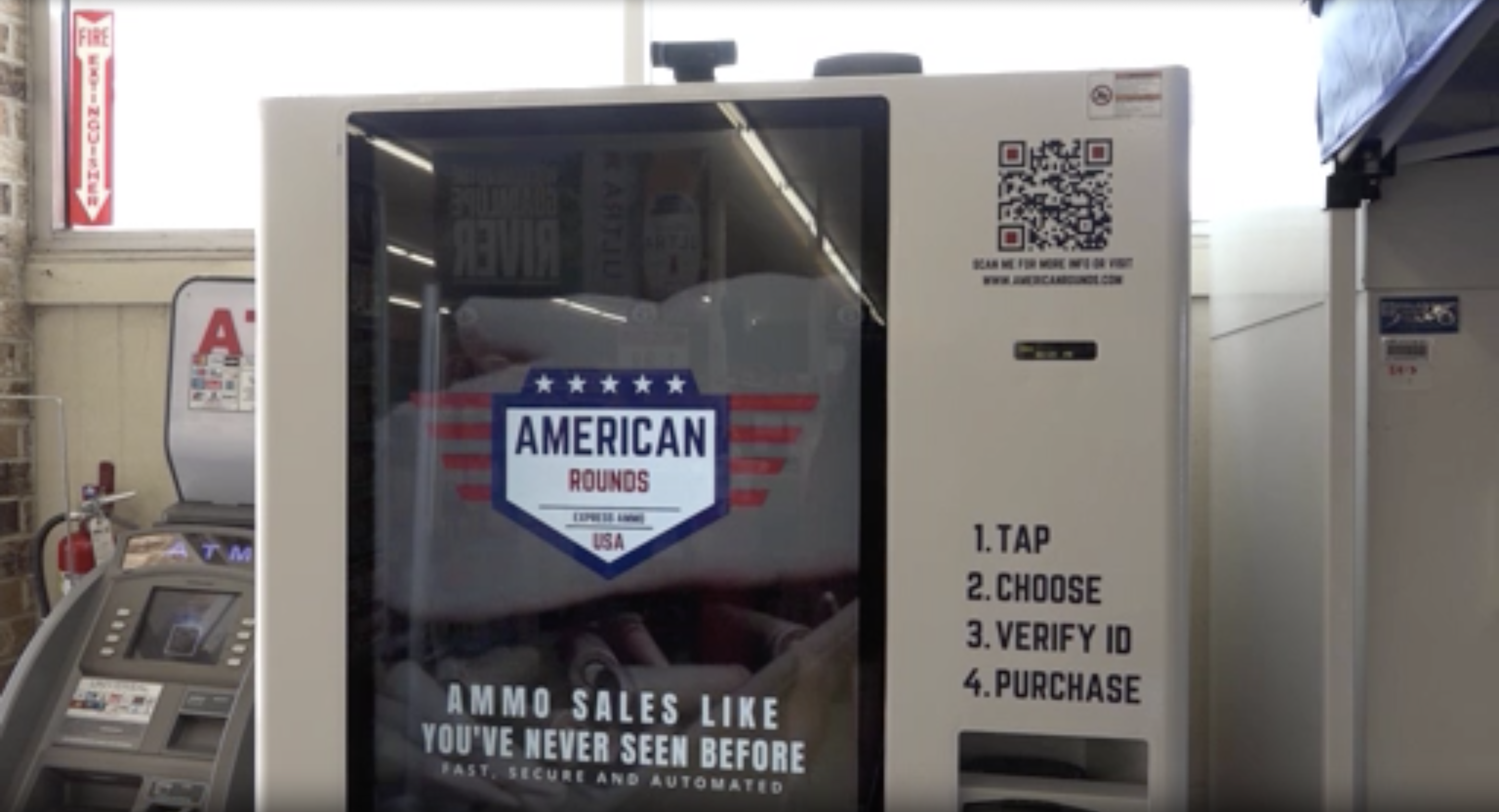 Ammo vending machines are being installed in U.S. grocery stores