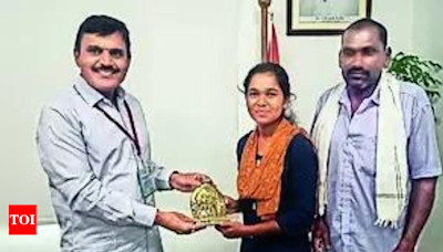 From grazing goats to IIT-Patna: Telangana tribal girl Madhulatha's journey supported by state aid | Hyderabad News - Times of India