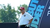 These new photos of Trump looking hella grumpy on a golf course just days before being indicted in Georgia are really something