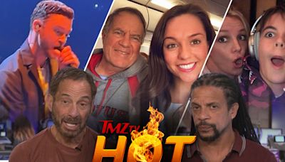 TMZ TV Hot Takes: Jessica Biel Supports Justin, Britney Spears, Bill Belichick