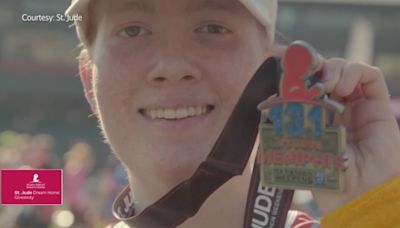 Teen beats brain cancer and conquers St. Jude half marathon