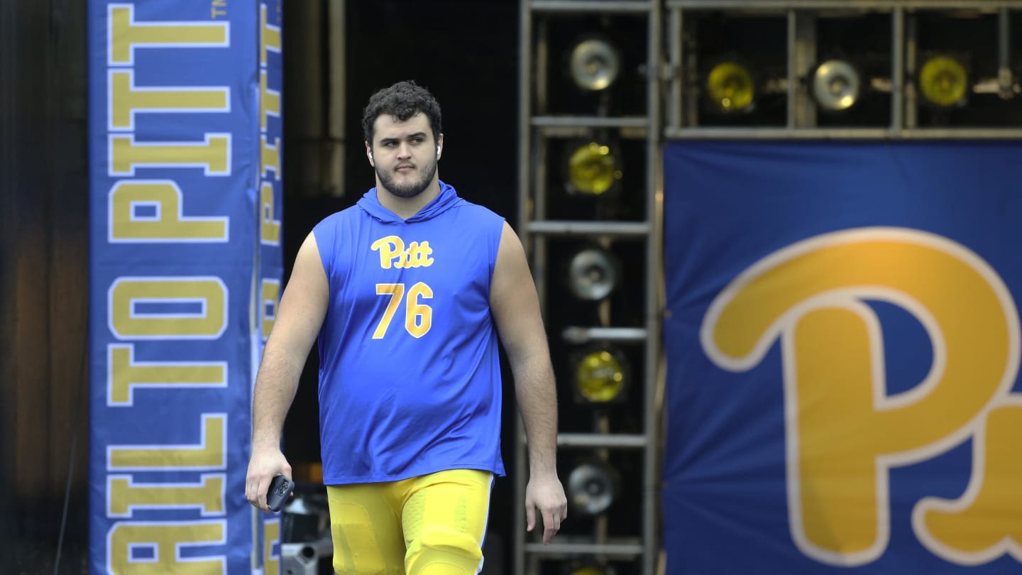 Pitt OT Matt Goncalves Colts Jersey Number Revealed