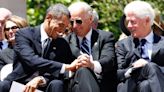 Biden fundraiser in NYC with Obama and Clinton nets a whopping $25M, campaign says. It's a record