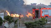 Alarma en Sagunt por un incendio en el delta del Palància