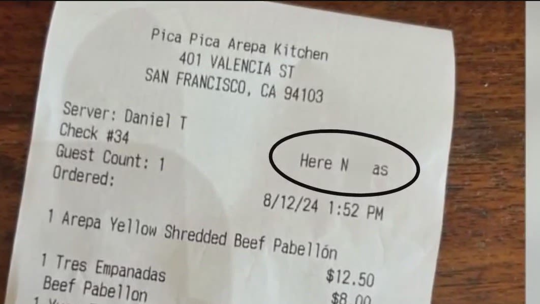 San Francisco restaurant fires employee after racist slur found on receipt