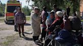 Russian attack forces frustrated, hungry residents from Ukraine border town