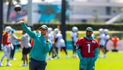 Tua se viste, pero no participa en segundo entrenamiento de unos Dolphins que esperan una excitante temporada