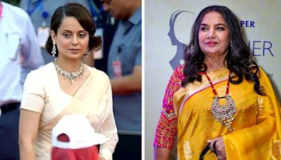 Shabana Azmi reacts to supporting Kangana Ranaut in airport slap incident: 'Personal ideology should never...'