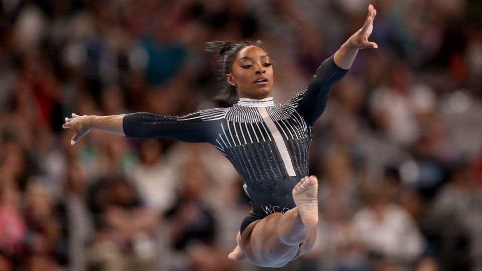 Simone Biles leads after first day of Xfinity US Gymnastics Championships. Can she win yet another national title?