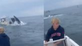 Video capturó inesperado ataque: ballena saltó sobre bote pesquero y sus tripulantes salieron volando hacia el agua