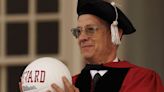 Tom Hanks meets Wilson's Ivy League brother while giving Harvard graduation speech