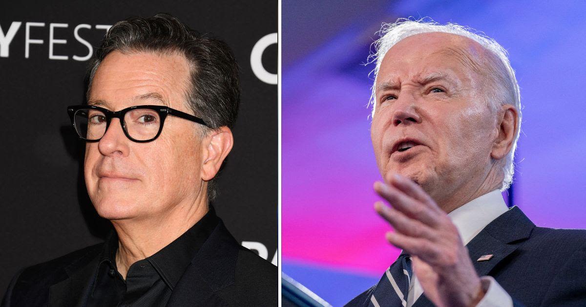 'Oh, the Places for Joe': Stephen Colbert Mocks President Biden With Dr. Seuss-Style Rhyme as Concerns Grow Over His...