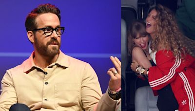 Taylor Swift se burla del "donante de esperma" Ryan Reynolds y revela que es la madrina de sus hijos con Blake Lively