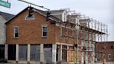 Canton's oldest standing commercial building being restored, readied for tenants