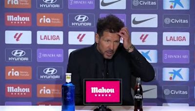 Simeone, sobre racismo: "Es un problema social, no es un problema del estadio"