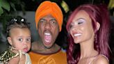 Nick Cannon and Alyssa Scott Dress as Hercules and Megara with Angel Baby Halo for Halloween