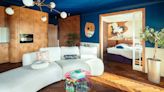 This 590-Square-Foot Apartment in Poland Is a Midnight Blue Dream