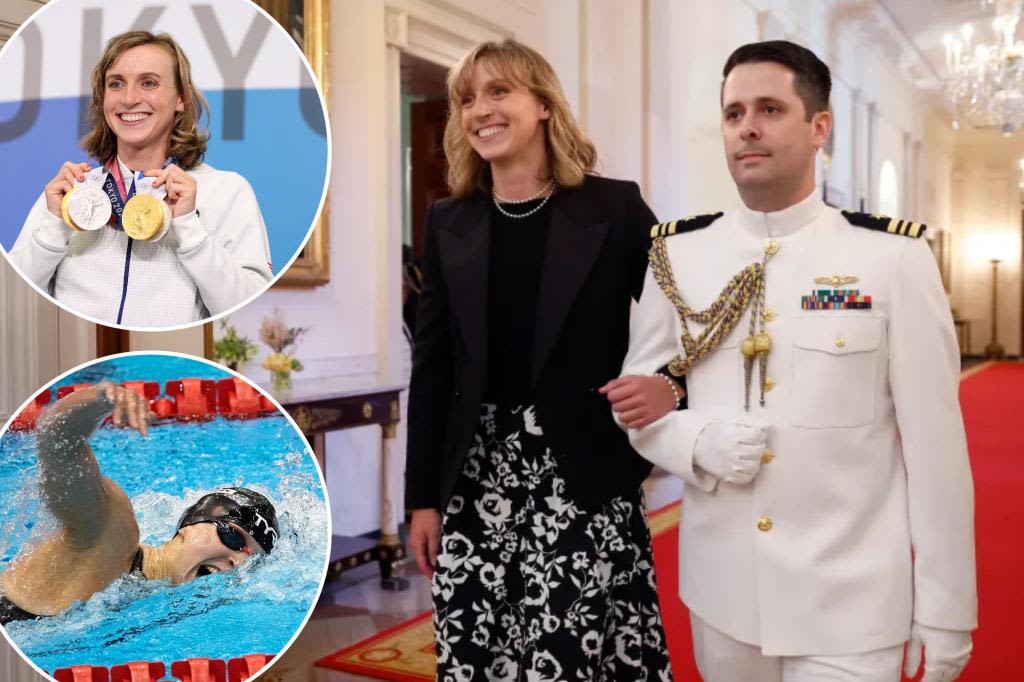 Swimming icon Katie Ledecky receives Presidential Medal of Freedom