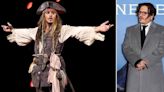 Johnny Depp's emotional reunion with Pirates of the Caribbean stars at premiere