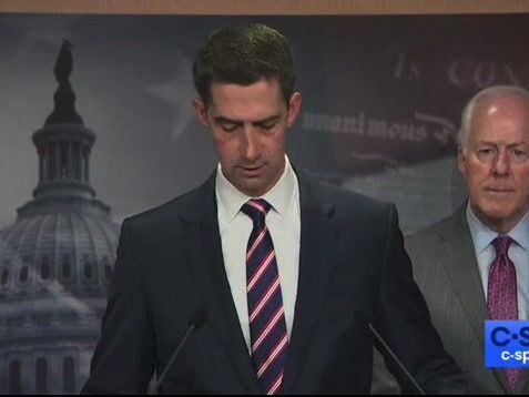 Sen. Tom Cotton: “Another four years for Joe Biden means another four years of Little Gazas all across America.”