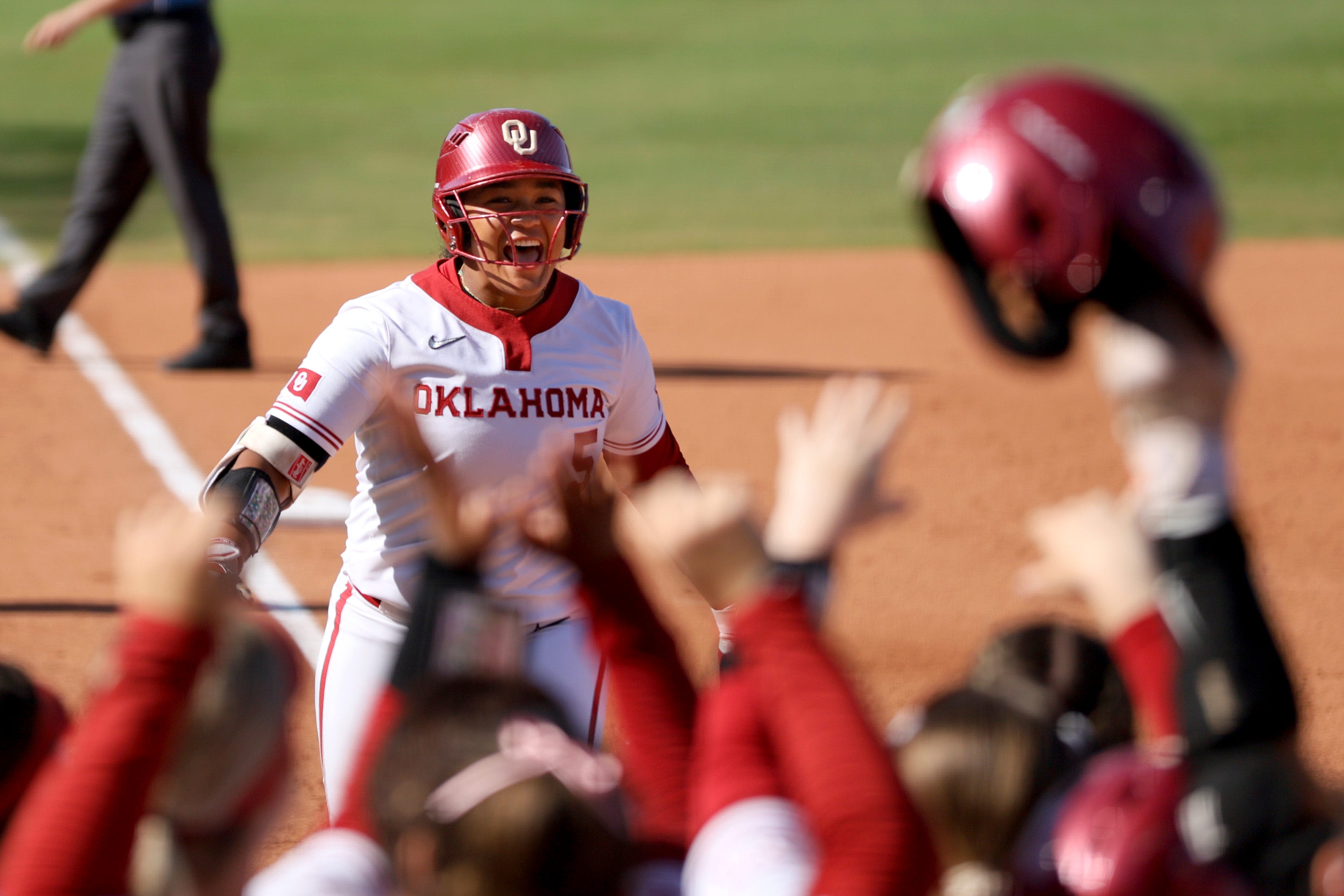 OU softball rediscovers groove in run-rule win vs BYU as Kierston Deal, Ella Parker shine