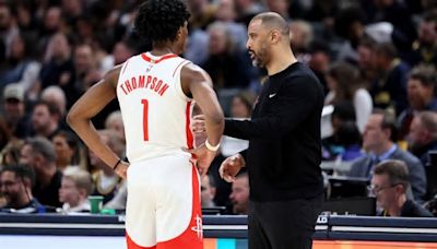 Rockets coach Ime Udoka applauds Amen Thompson’s off-ball growth