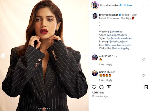 Bhumi's Latest Obsession Is Her Red Lips