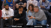 Sean Payton and Russell Wilson were courtside for the Nuggets’ win last night