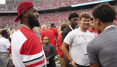 Ohio State football fan LeBron James in awe of Buckeyes' 'Beast'