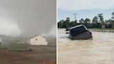 Inundaciones, granizo y tornados dejan destrucción en el sureste de EEUU: millones de personas bajo alerta