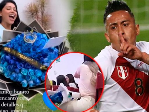 Cueva envía rosas azules y comida de "Mi Barrunto" a Pamela Franco mientras estuvo con su esposa en Estados Unidos